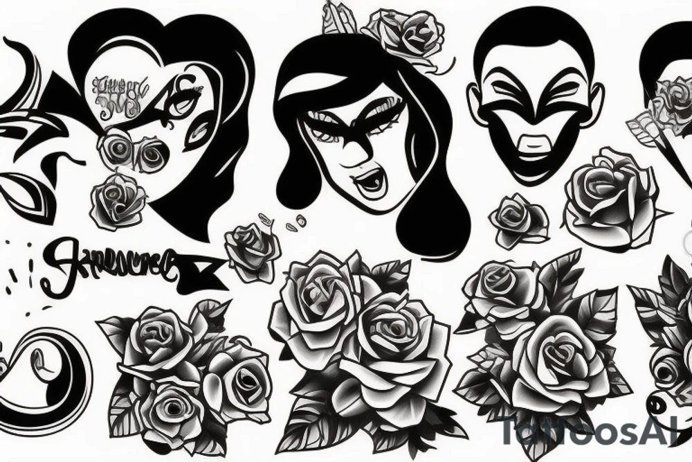 Street romance tattoo idea