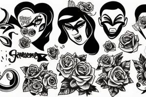 Street romance tattoo idea