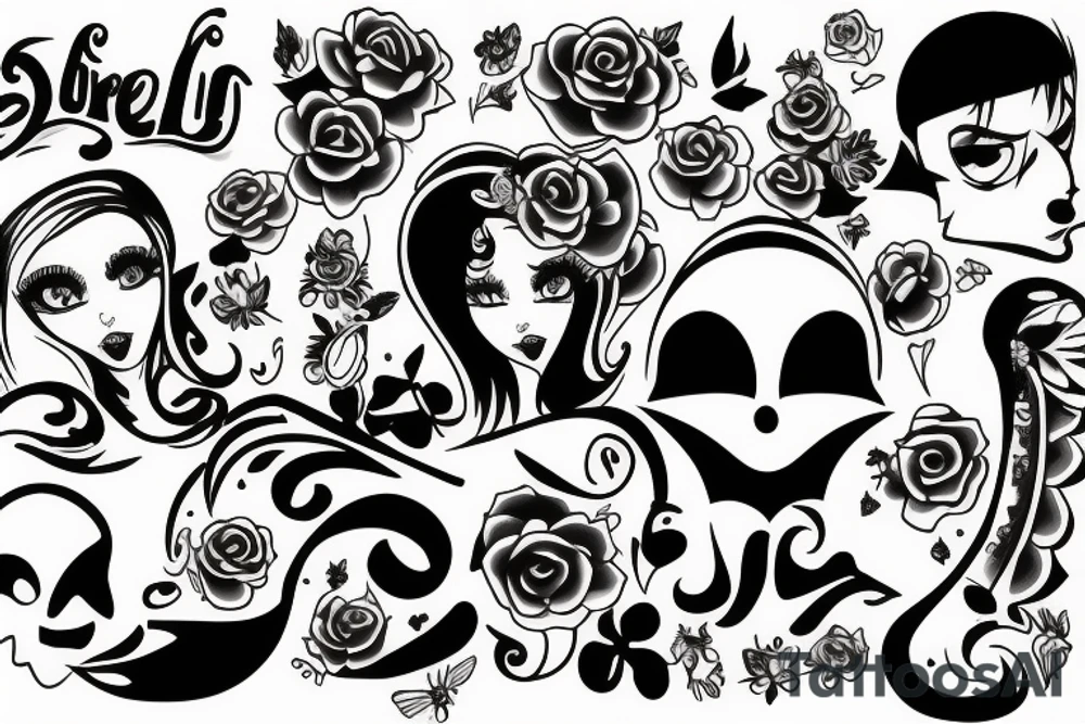 Street romance tattoo idea