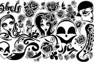 Street romance tattoo idea