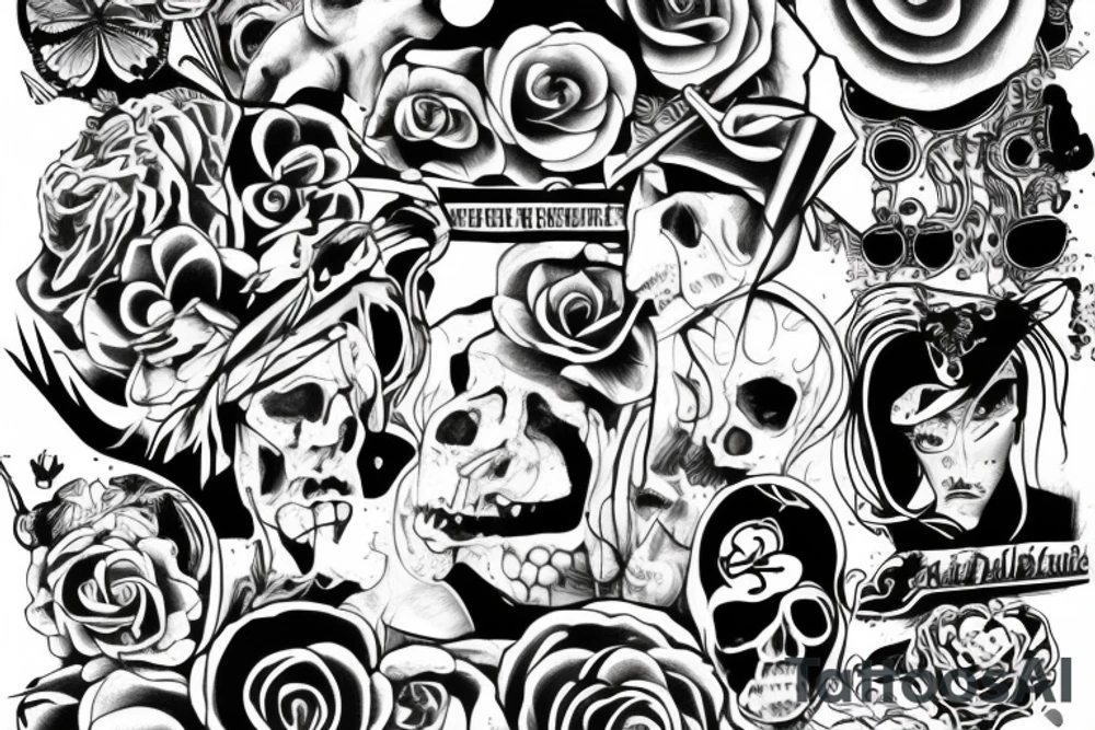 Street romance tattoo idea