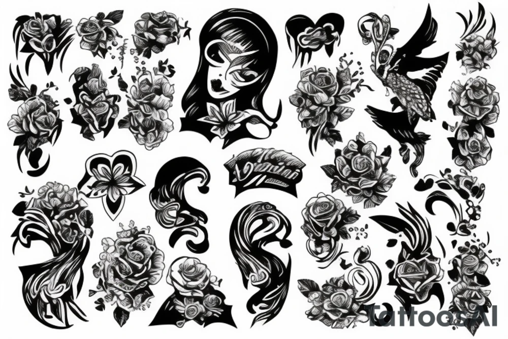 Street romance tattoo idea