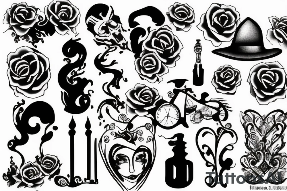 Street romance tattoo idea