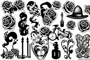 Street romance tattoo idea