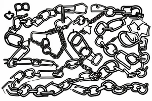 Chains tattoo idea