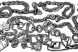 Chains tattoo idea
