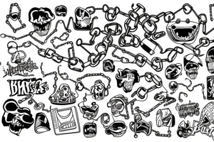 Chains tattoo idea