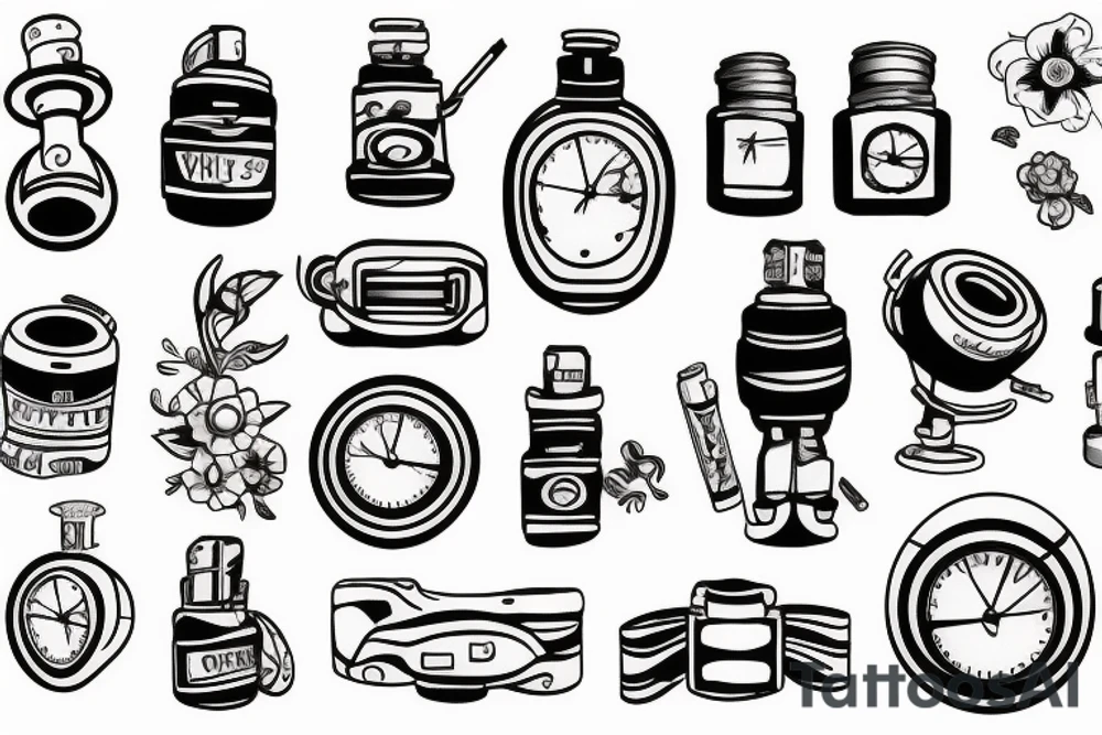 Vieux caméscope tattoo idea