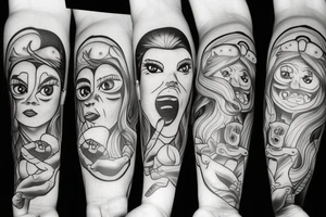 Big eyes tattoo idea