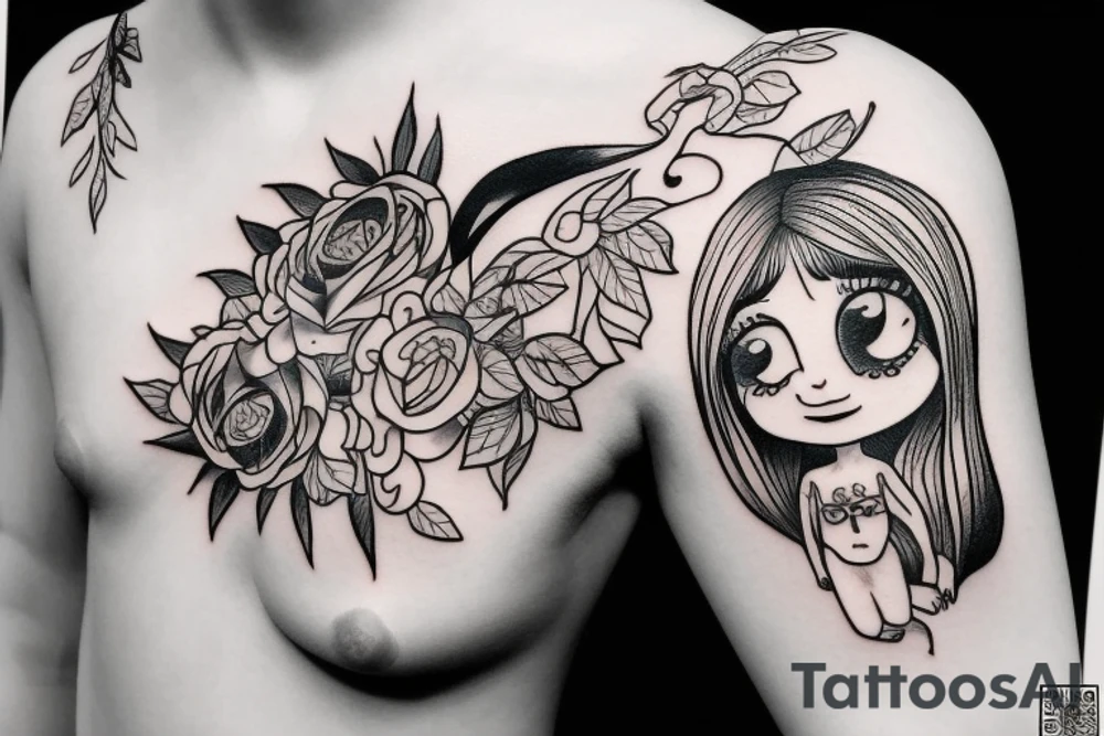 Big eyes tattoo idea