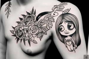 Big eyes tattoo idea