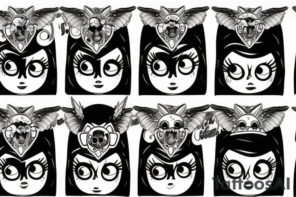 Big eyes tattoo idea