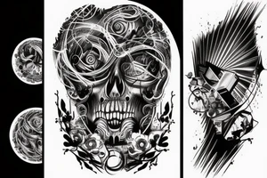Techno music tattoo idea