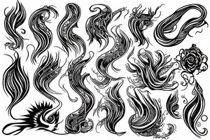 Flowing water tattoo idea