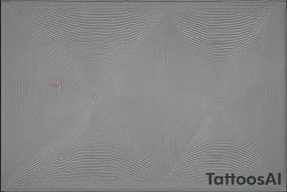 Imagine a form with geometric structures such as triangles and circles. The sizes of the triangles and circles vary, and the circles are more elliptical in shape. These geometric objects are closely packed together, leaving little space between them.

A sheet of film is then stretched over this form and pressed firmly against its surface. The film conforms to the contours of the geometric structures. Sharp edges are formed where the edges of the geometric objects meet the film, marking the transitions between the different shapes.

Despite the presence of sharp edges, the overall surface appears rounded. This is because the film takes on the shape of the geometric structures and bends slightly around them. This creates a sense of smoothness and flexibility in the representation. The film imparts a subtle roundness to the geometric objects. tattoo idea