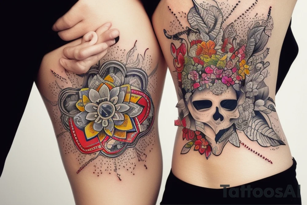 kucharz przy kuchni tattoo idea