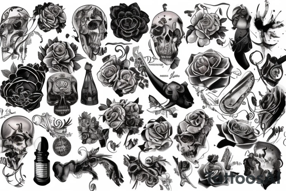 postać kucharza tattoo idea