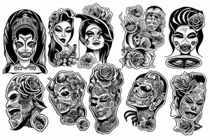 smile now tattoo chicano style girl tattoo idea