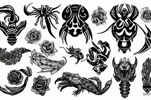 Scorpio tattoo idea