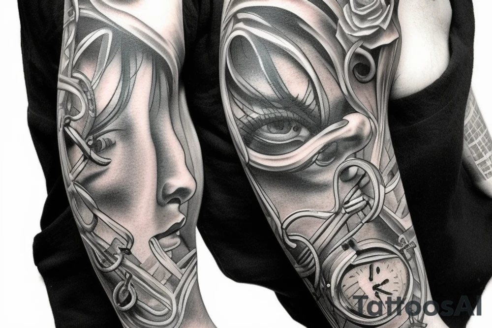 Breaking chains tattoo idea