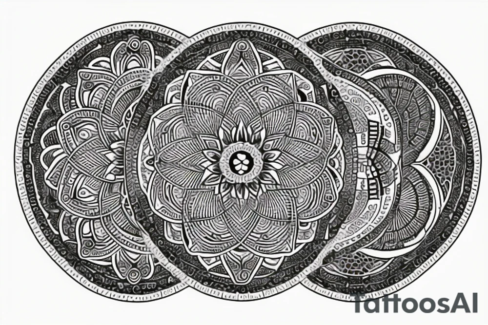 Pure energy mandala tattoo idea