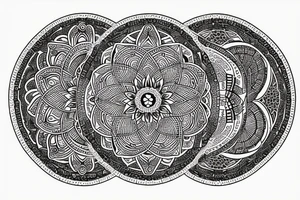 Pure energy mandala tattoo idea