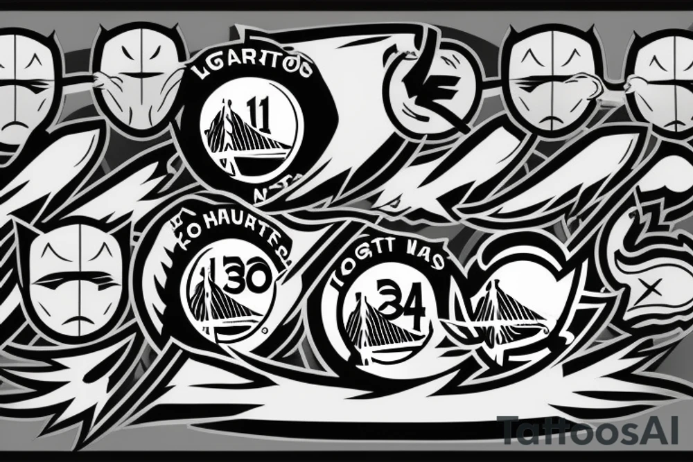 Hockey team logo "Last Minute Warriors" logo tattoo idea
