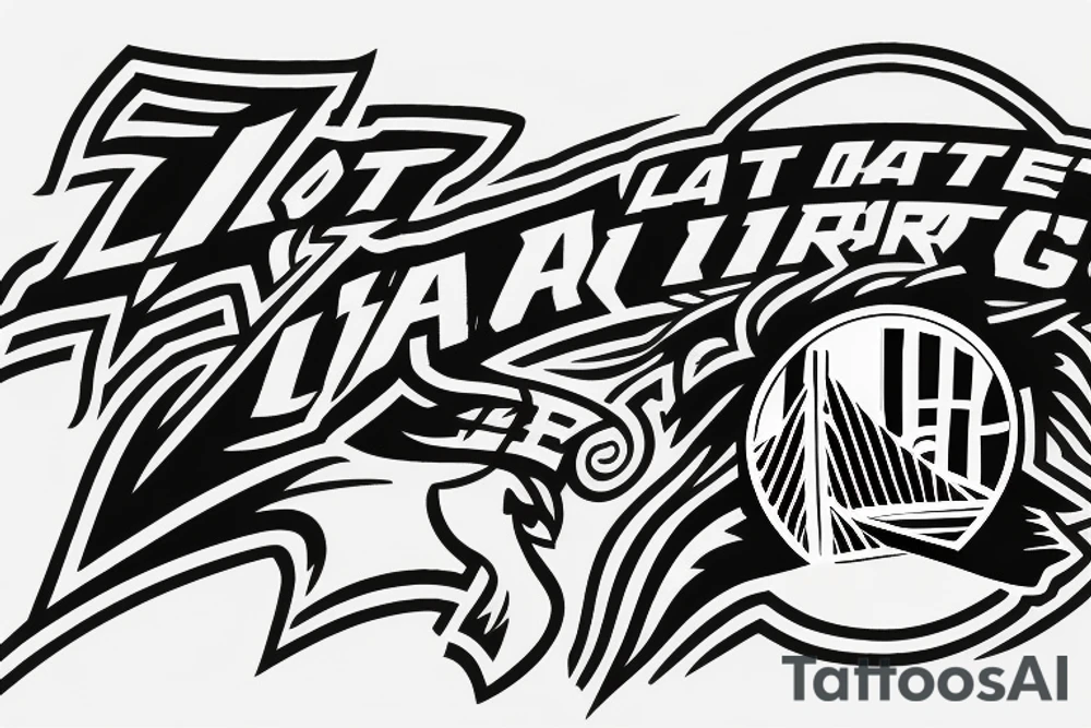 Hockey team logo "Last Minute Warriors" logo tattoo idea