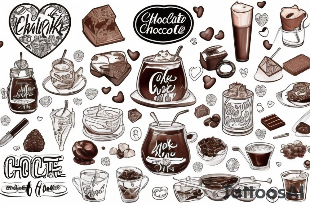 chocolate milk tattoo idea