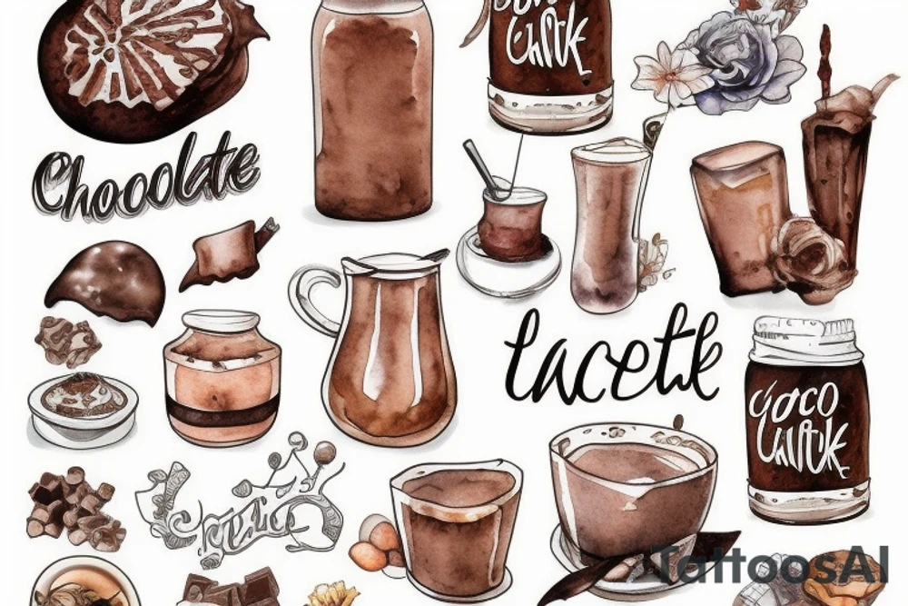 chocolate milk tattoo idea