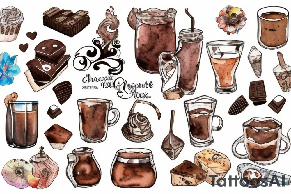 chocolate milk tattoo idea