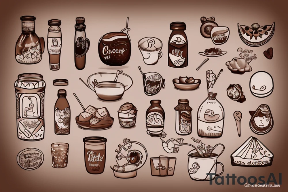 chocolate milk tattoo idea