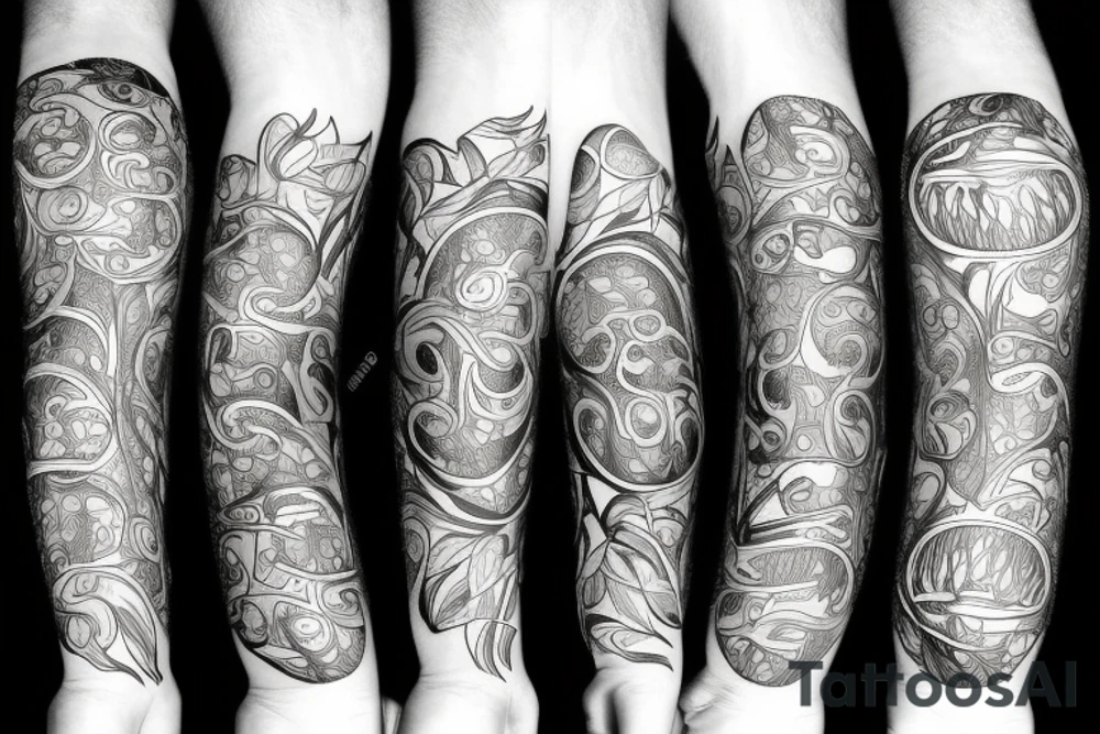 Vegetation tattoo idea