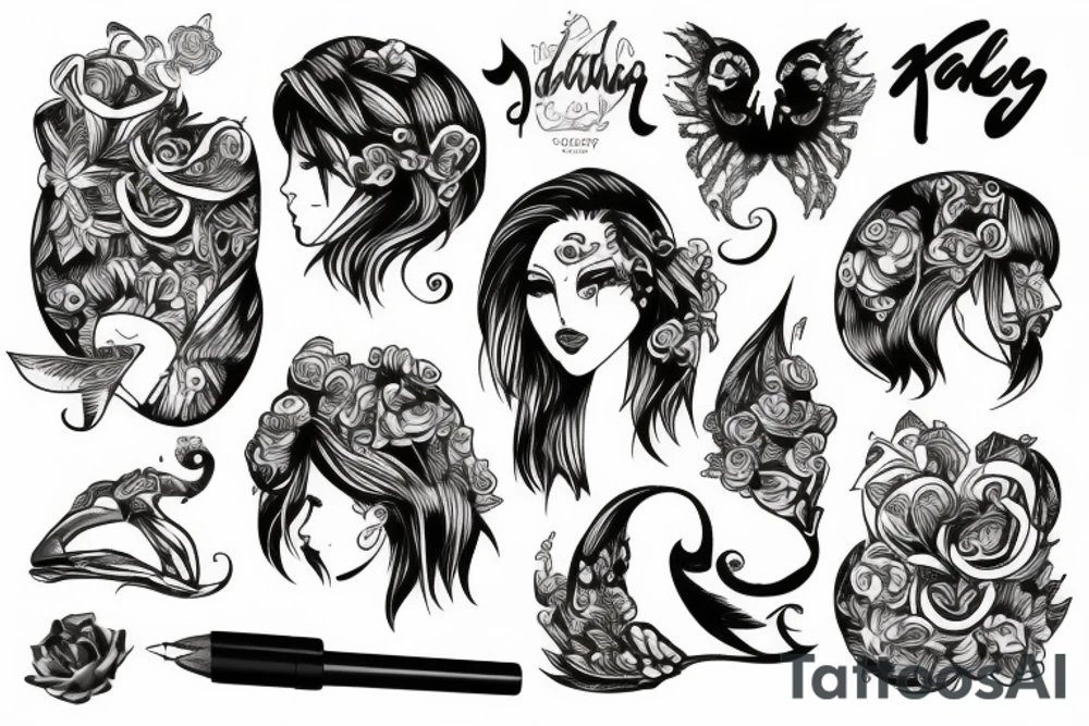 Unalome tattoo idea