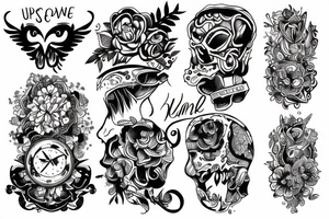 Unalome tattoo idea