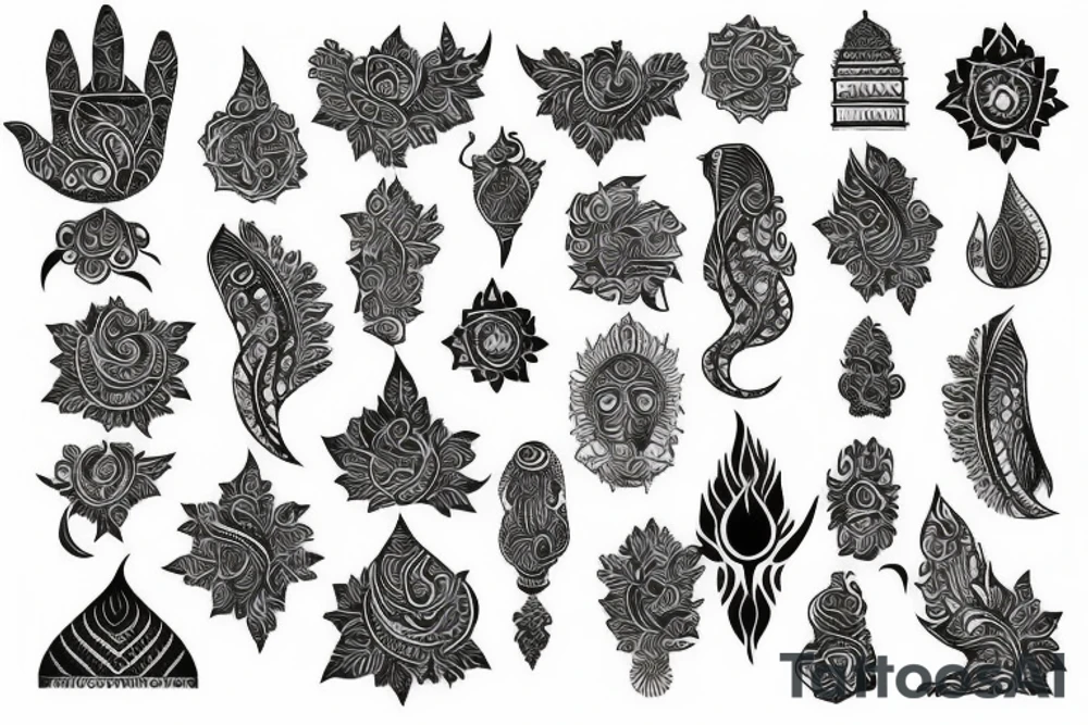 Hindu tattoo idea