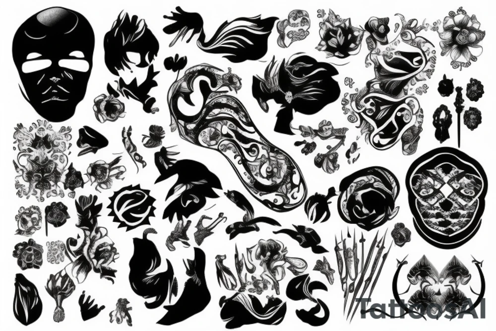 Unalome tattoo idea