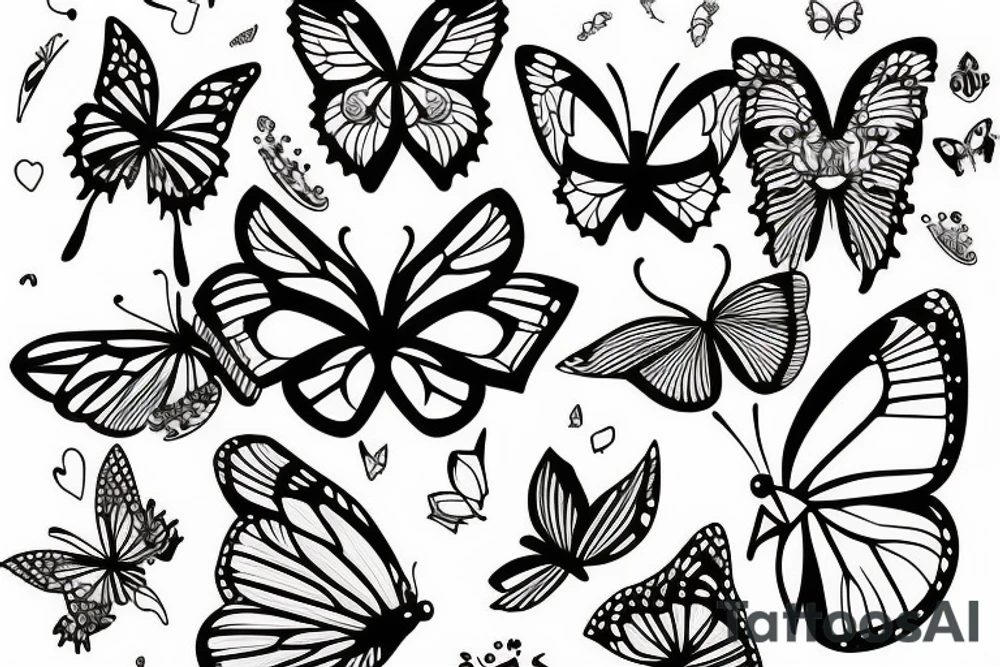 Butterfly tattoo idea