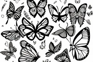 Butterfly tattoo idea