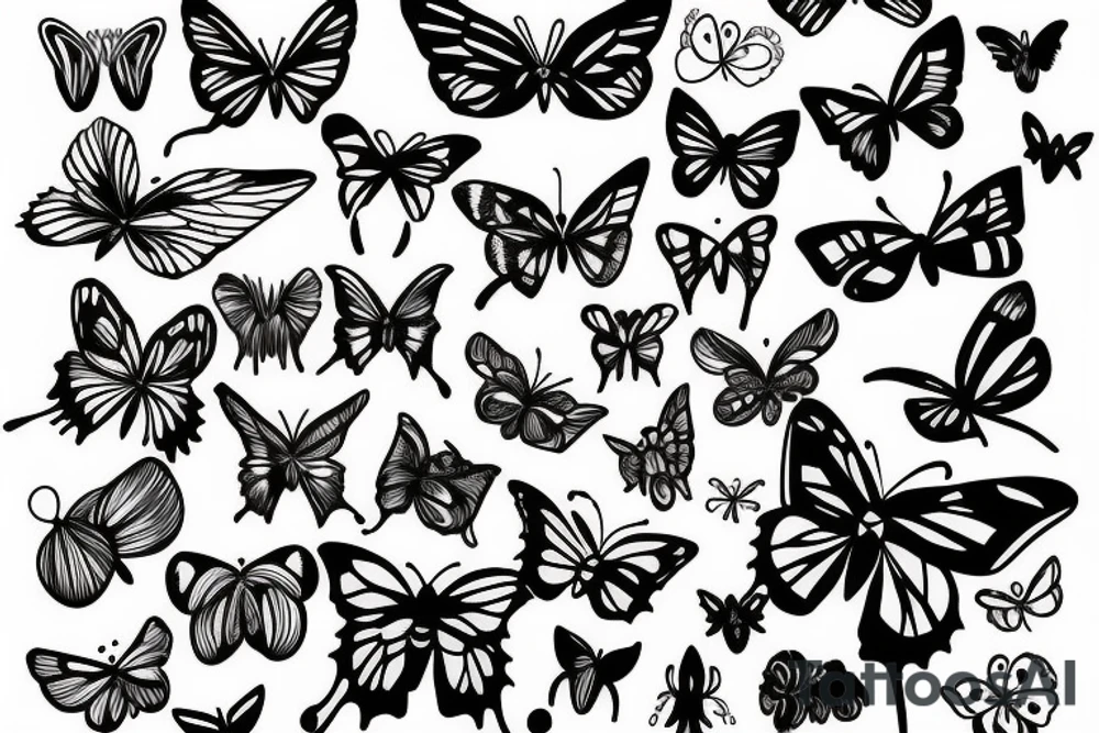 Butterfly tattoo idea