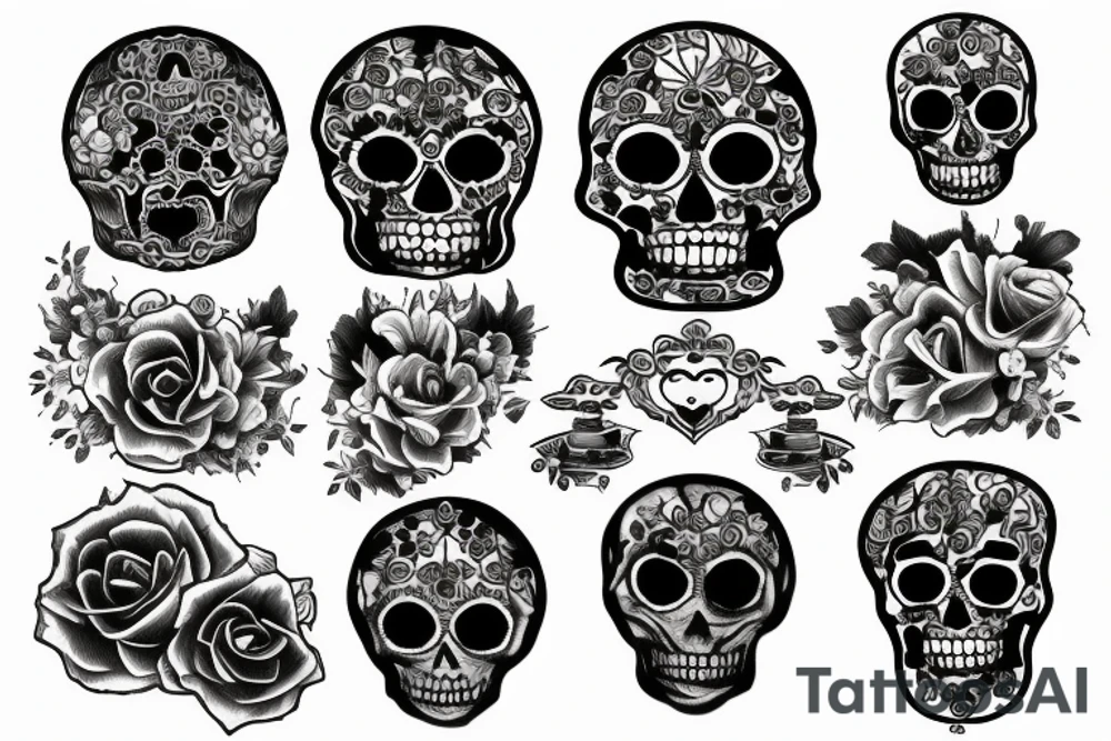 round words saying memento mori tattoo idea