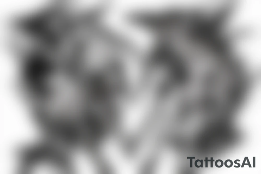 neon genesis evangelion eva tattoo in form of icarus tattoo idea
