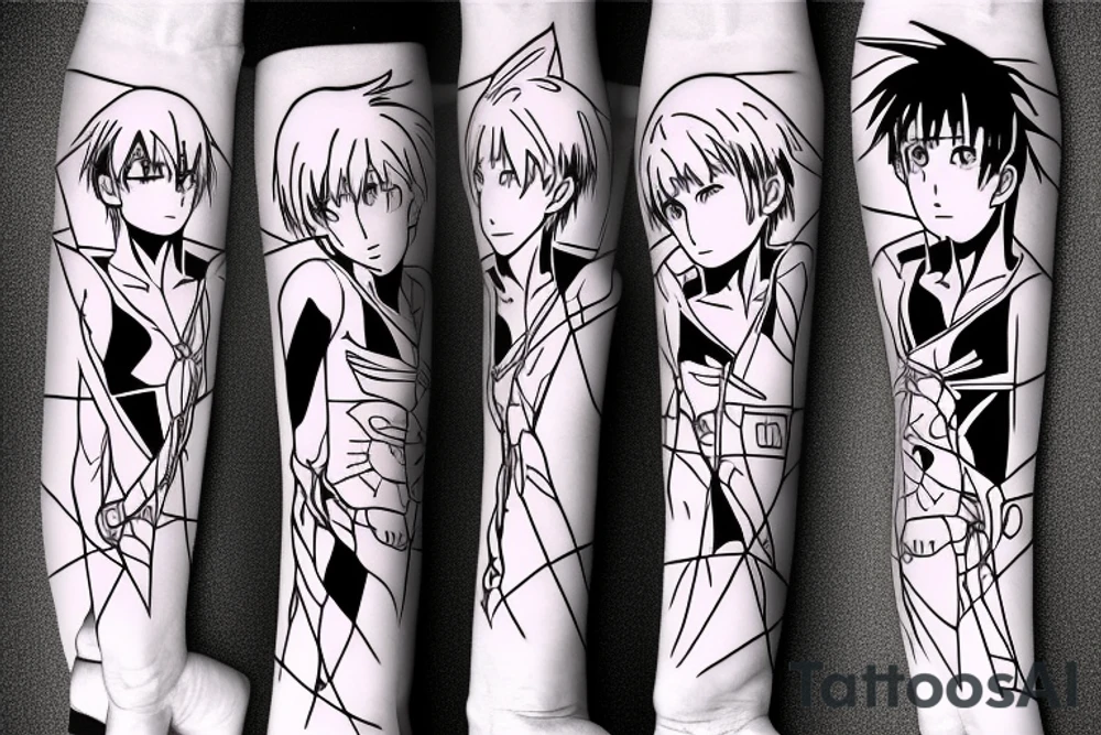 neon genesis evangelion eva tattoo idea