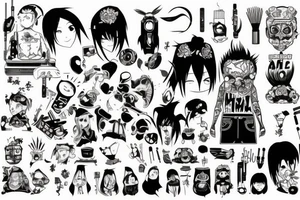 pochita from chainsaw man tattoo idea