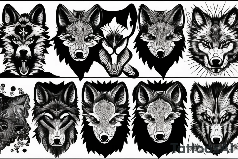 The wolf Fenrir tattoo idea