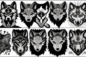 The wolf Fenrir tattoo idea