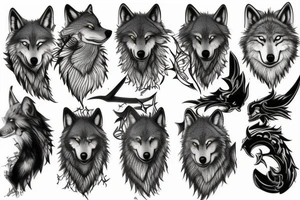The wolf Fenrir tattoo idea