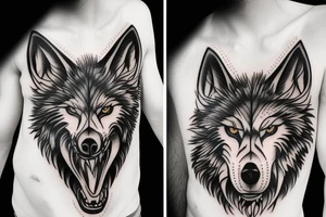 The wolf Fenrir tattoo idea