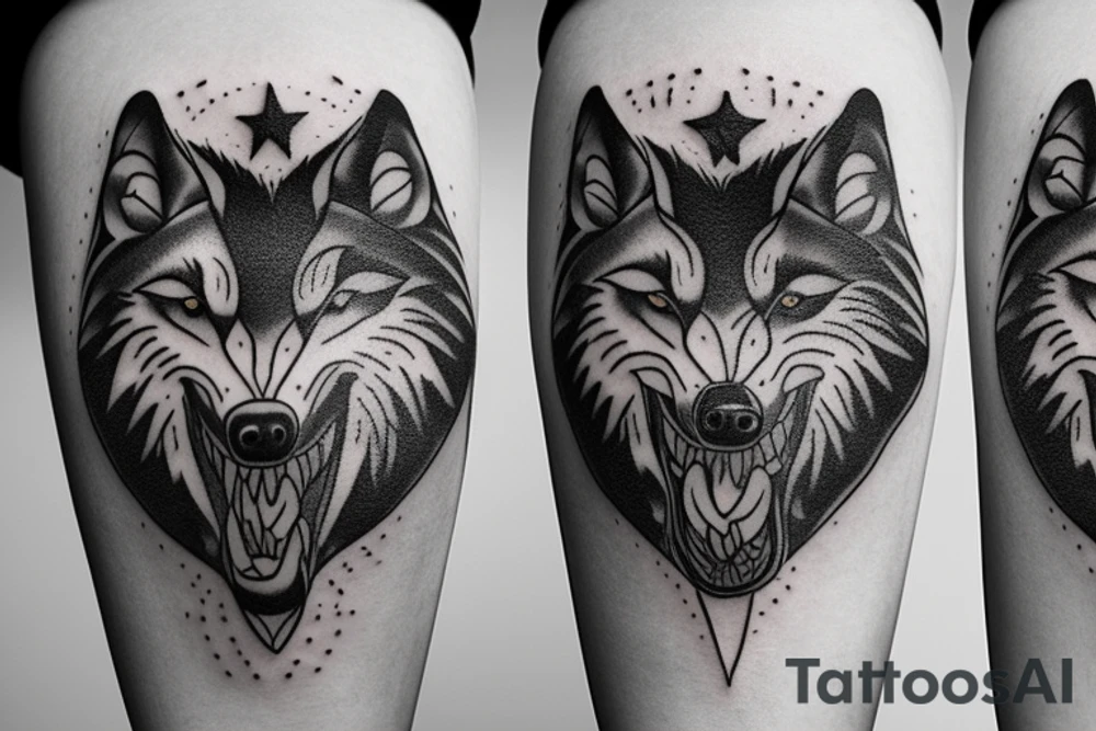 The wolf Fenrir tattoo idea