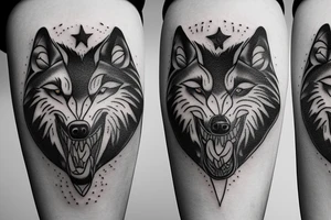 The wolf Fenrir tattoo idea